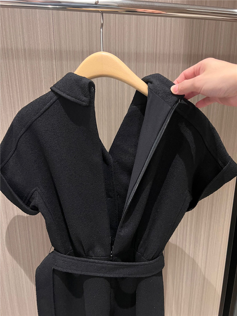 D10r rolled sleeve dress