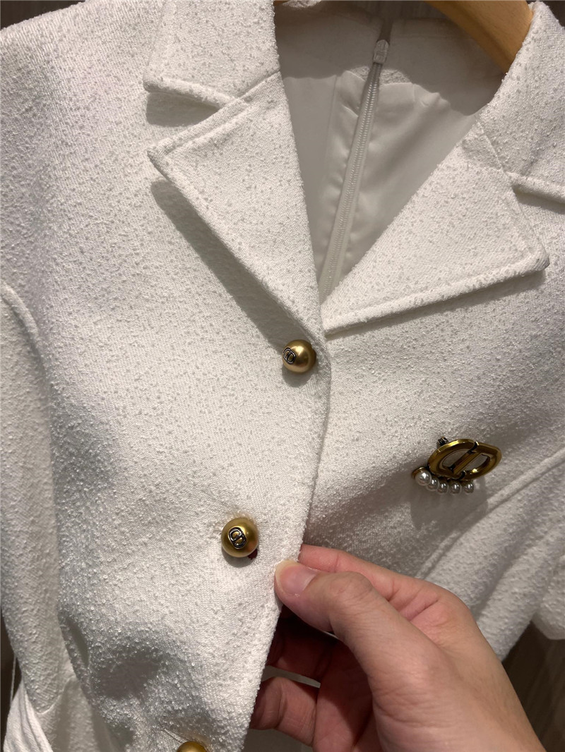 D10r rolled sleeve dress