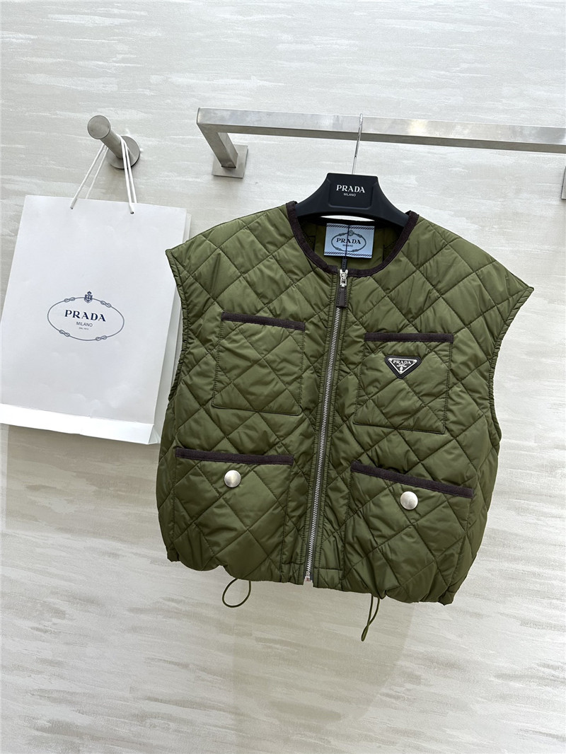 Pra*a quilted padded vest