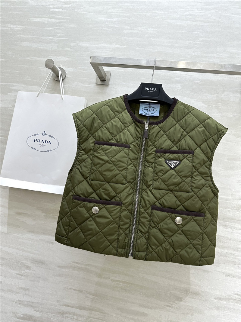 Pra*a quilted padded vest