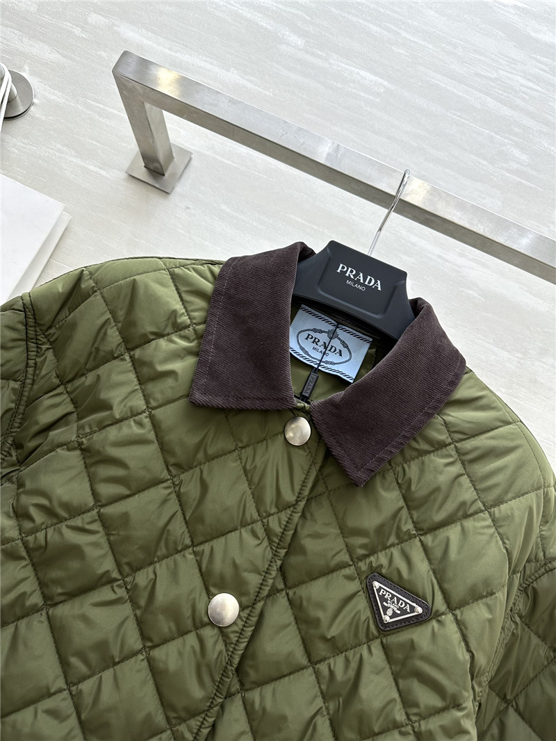 Pra*a mid-length lapel coat