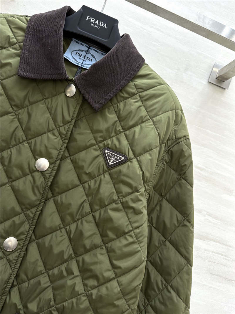 Pra*a mid-length lapel coat