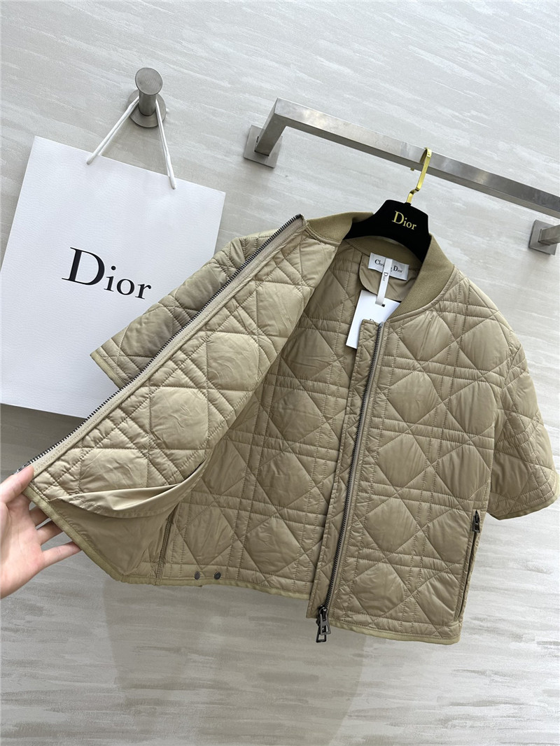 D10r quilted short sleeve jacket