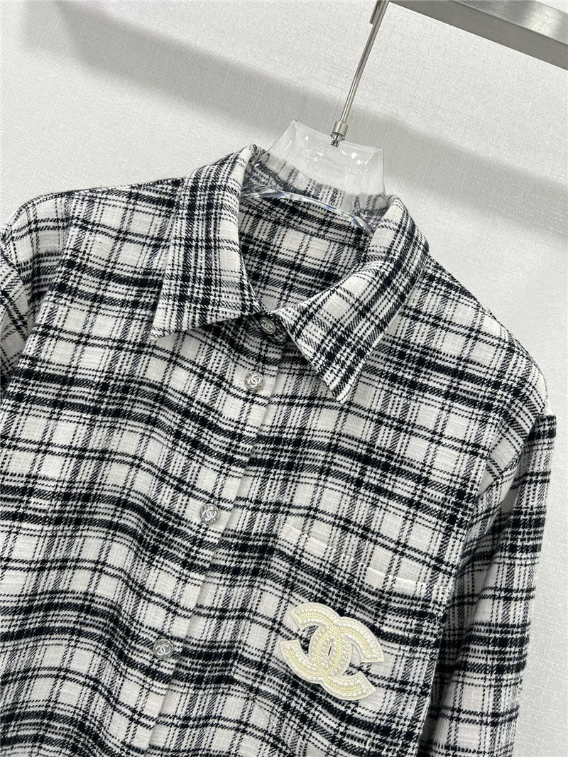 Ch**el classic plaid shirt