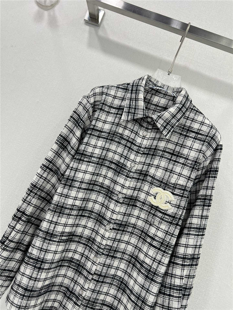 Ch**el classic plaid shirt