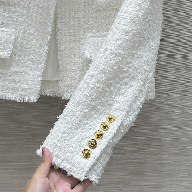 Balmain crew neck blazer