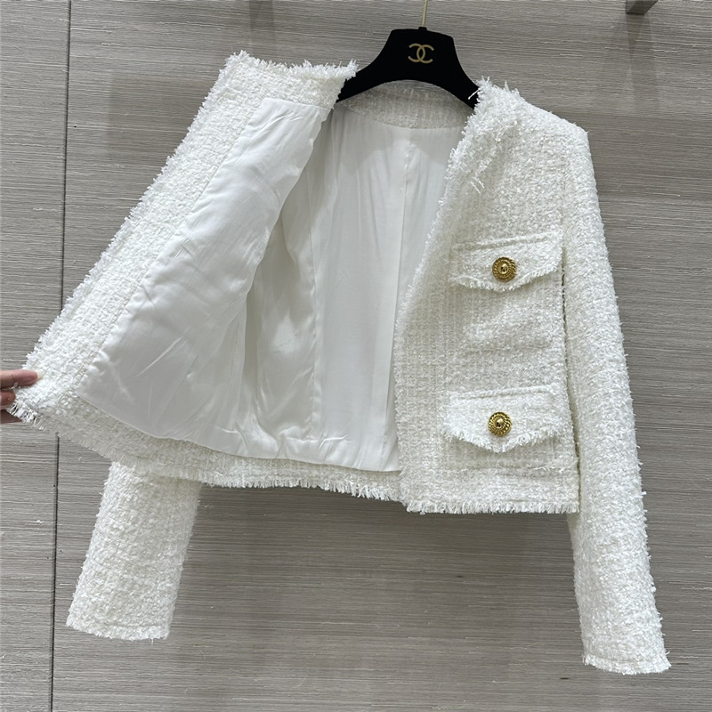 Balmain crew neck blazer