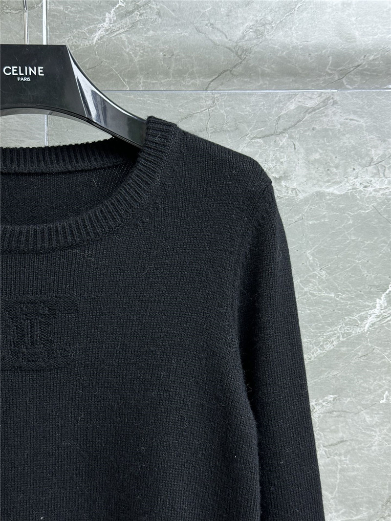 Ce1i*e triomphe wool sweater black