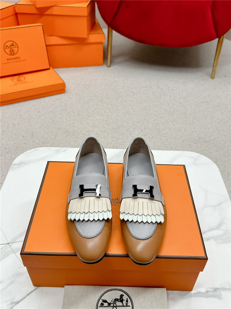 H**me5 royal loafers in grey/beige