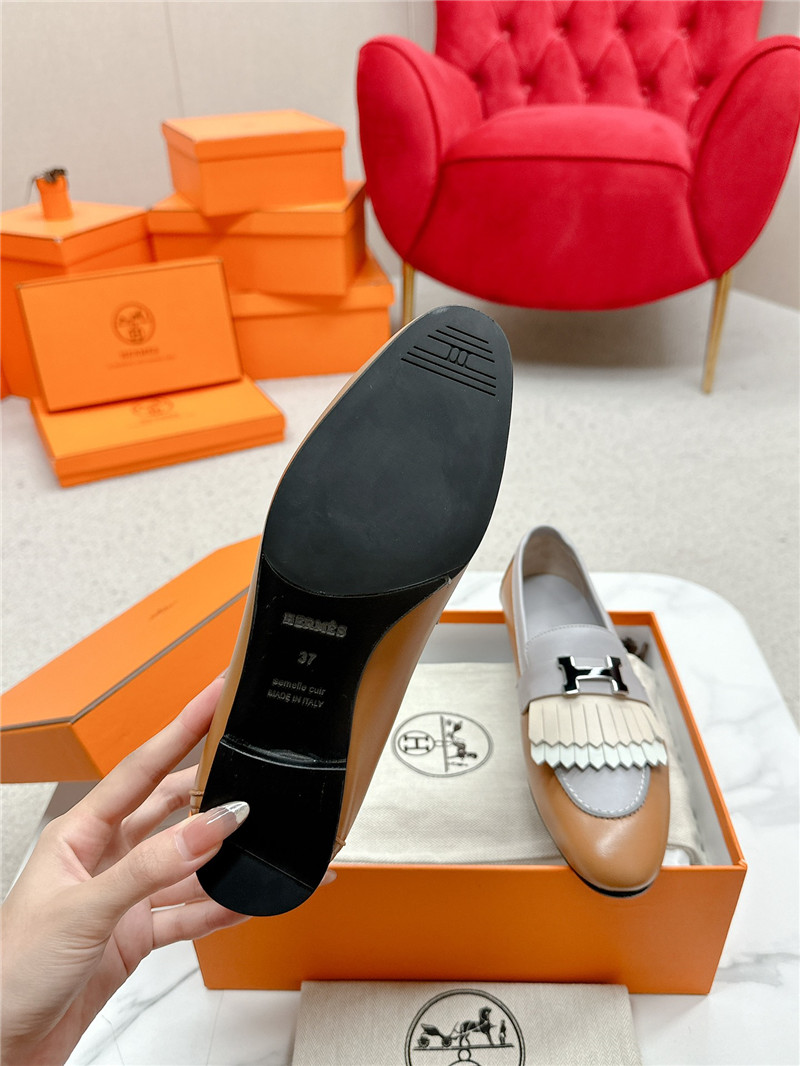 H**me5 royal loafers in black/brown