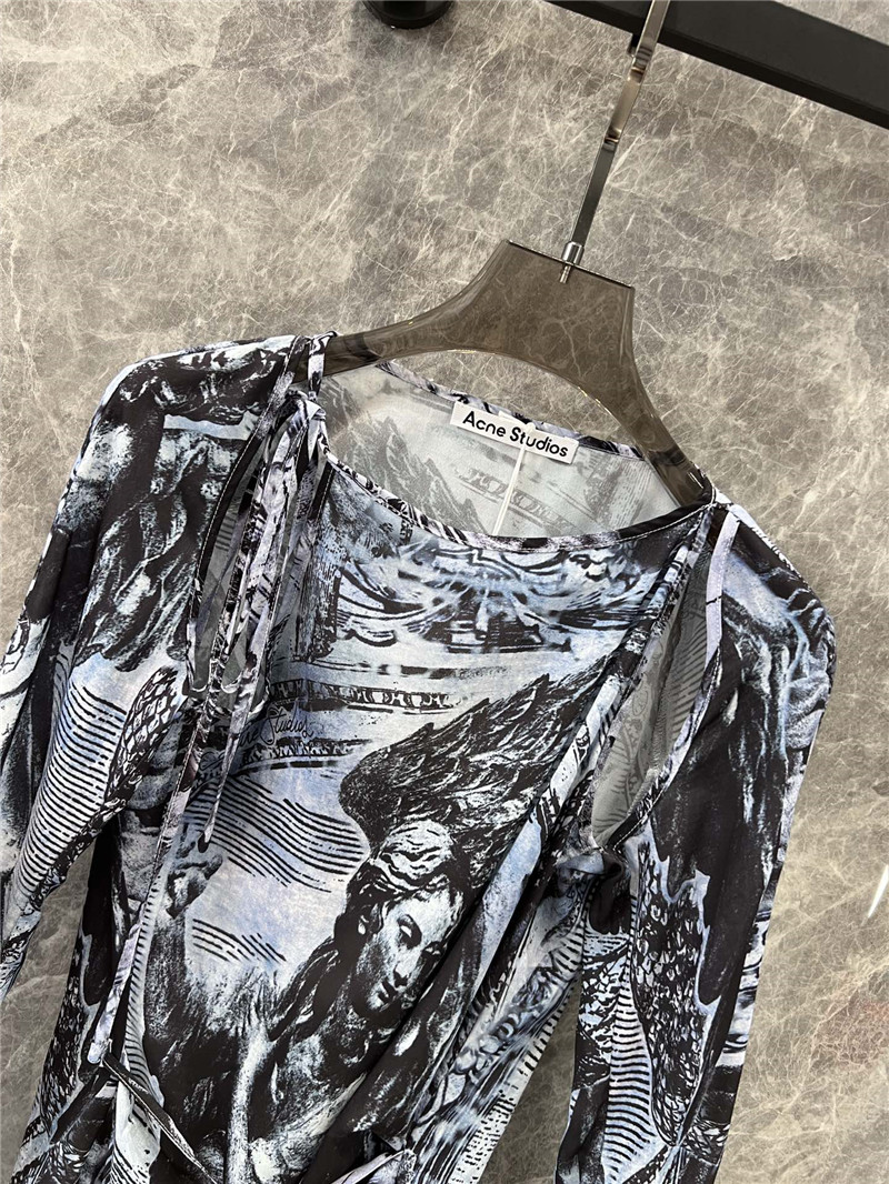 acne studios wrap dress