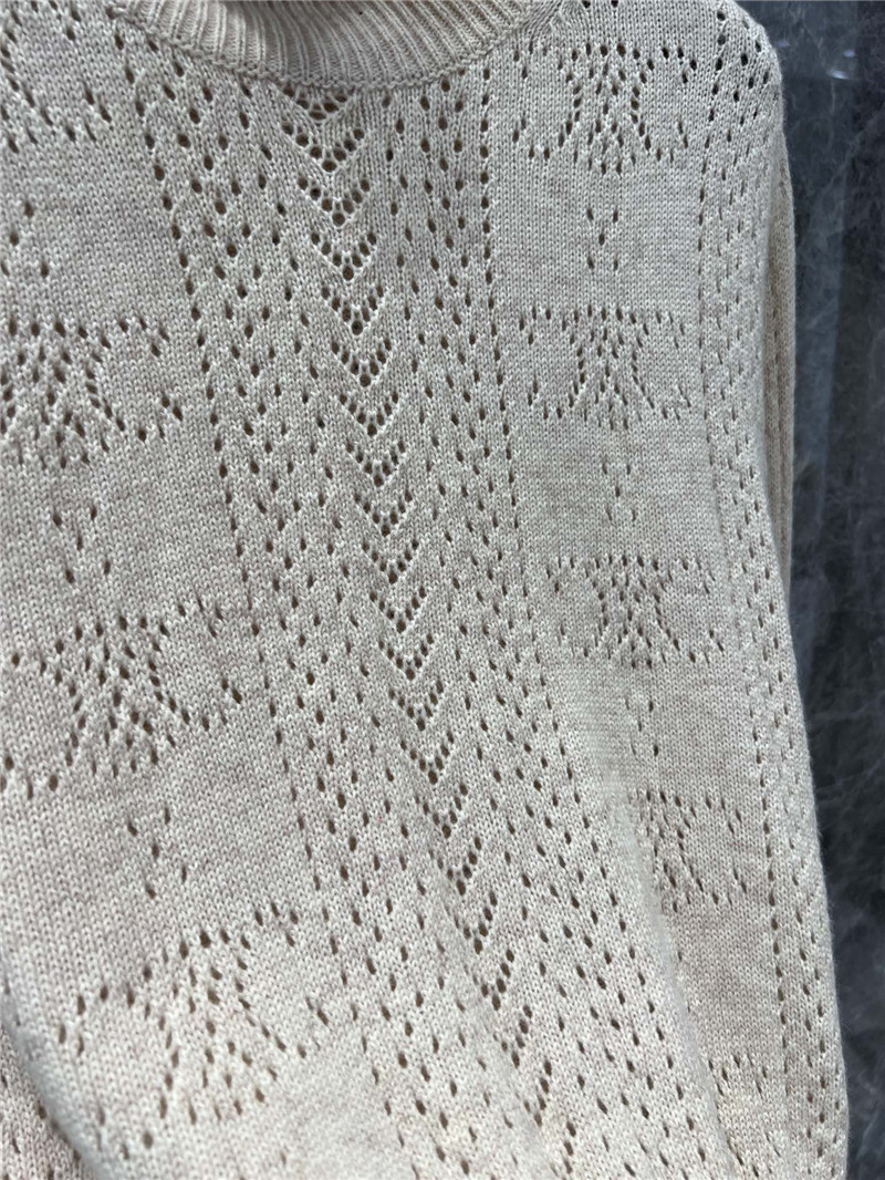 Ce1i*e pointelle turtleneck sweater in bone