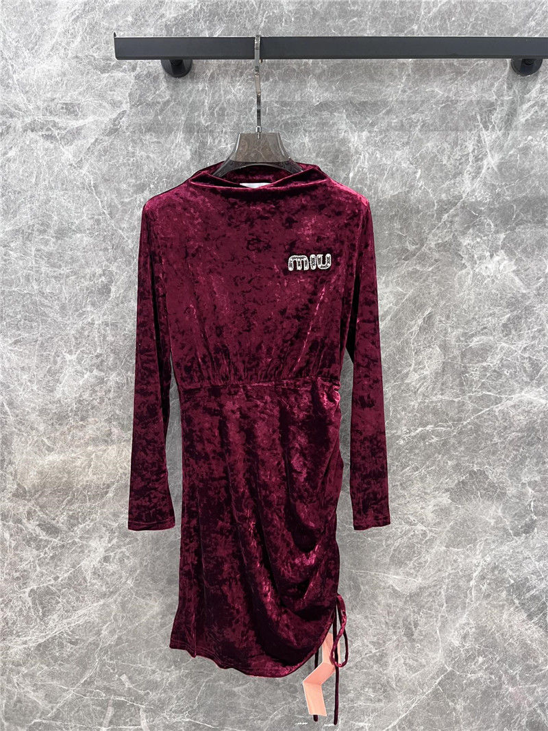 M1um1u waist short dress