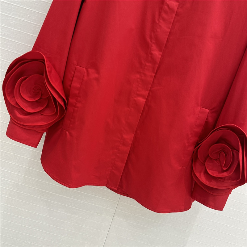 Va1e*ntin0 rose casual shirt