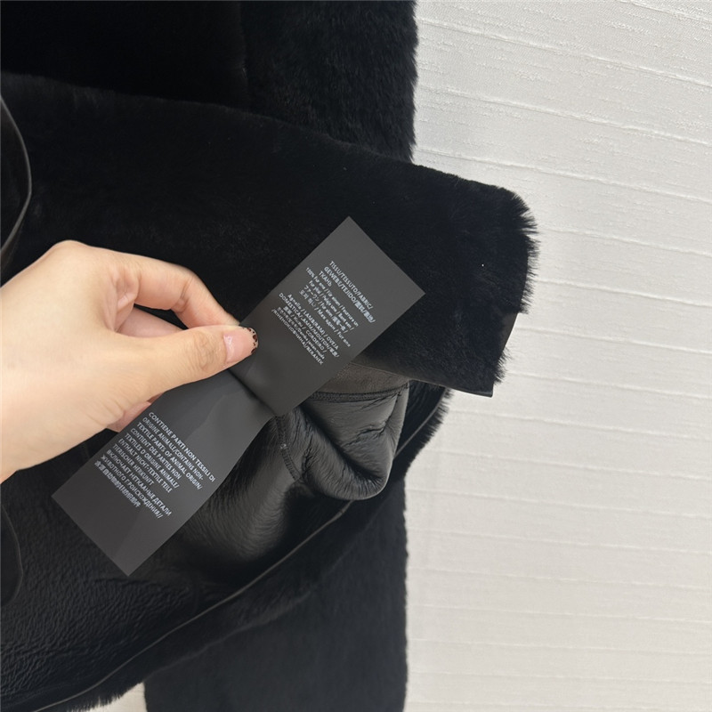 H**me5 short shearling jacket