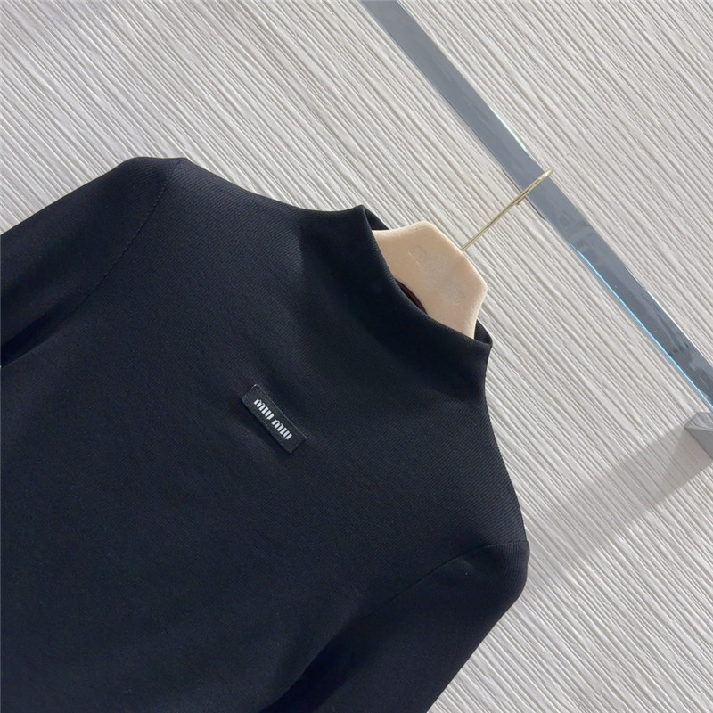 M1um1u long sleeve bottoming shirt