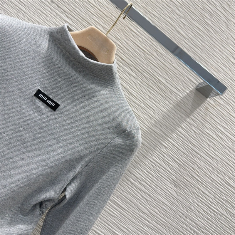 M1um1u long sleeve bottoming shirt