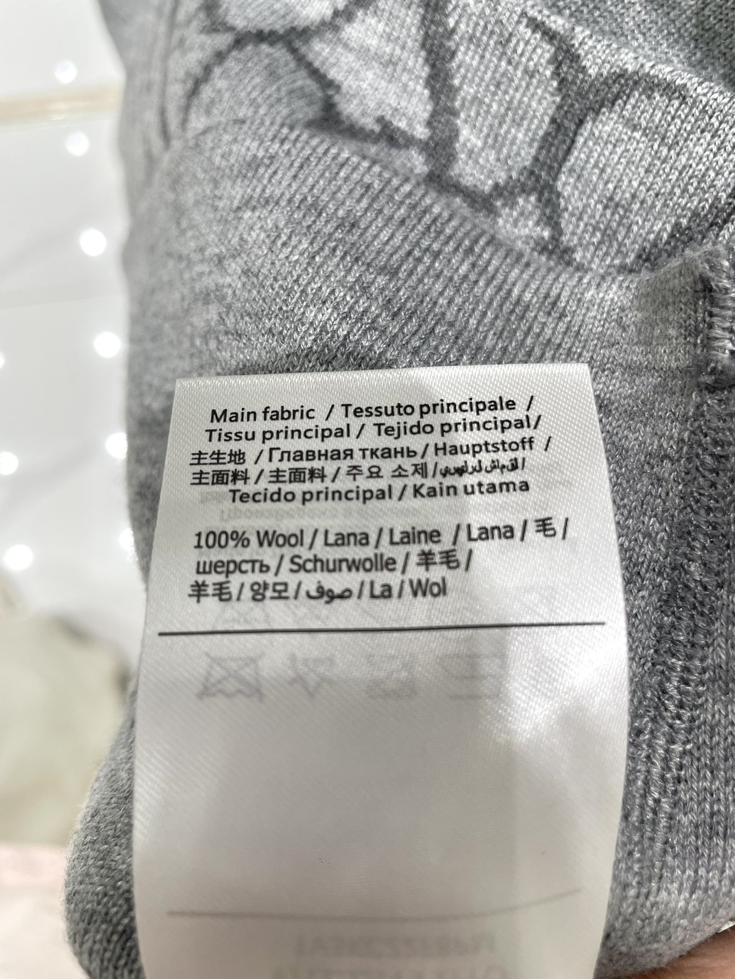 Va1e*ntin0 toile reversible grey wool hooded coat