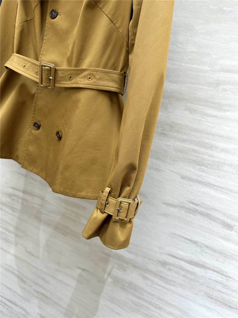 Y51 waist lapel trench coat