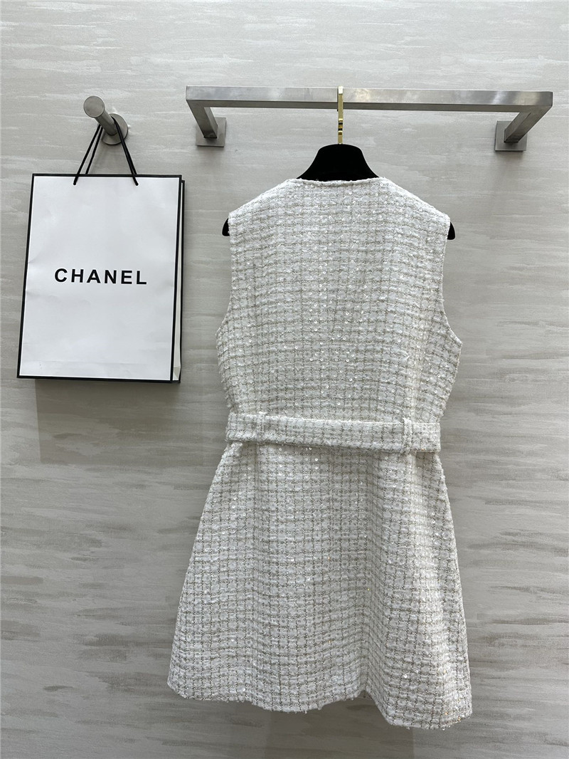 Ch**el sleeveless vest dress