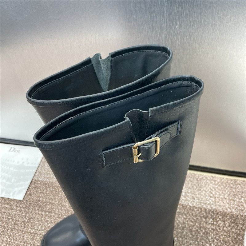 D10r d-quest boot black calfskin