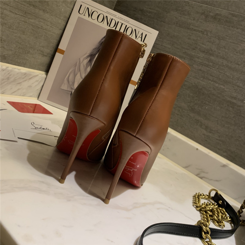 Chr1st1an louboutin so kate ankle boots in brown