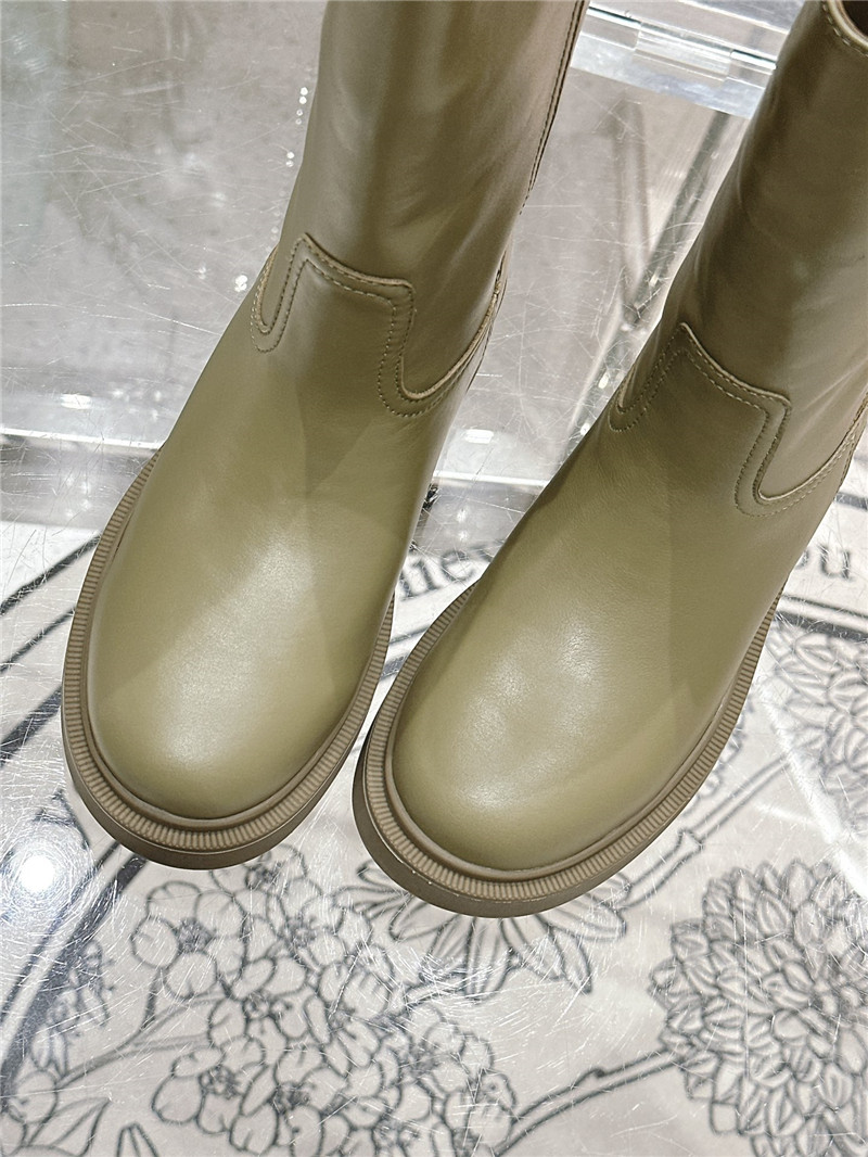 F**di filo green ankle boots