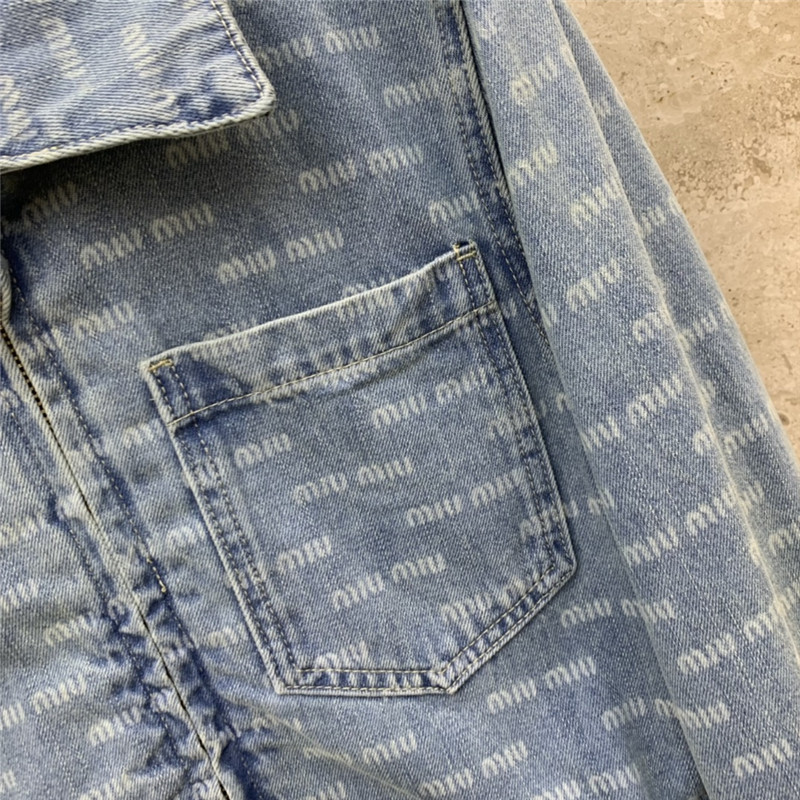 M1um1u denim jacket