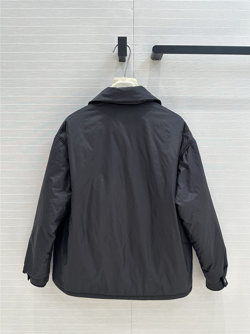 Pra*a shirt-style thin cotton coat