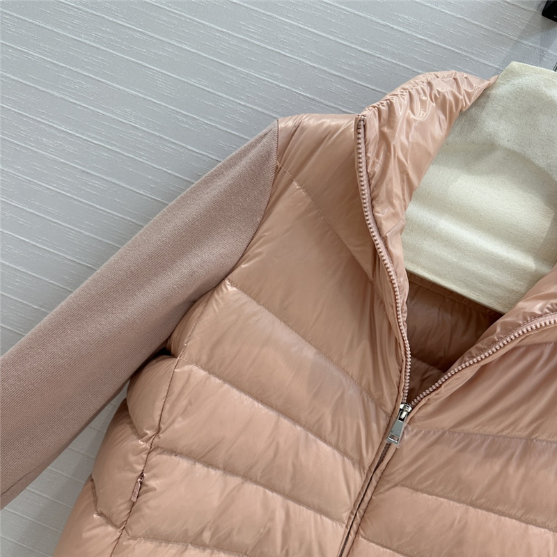 Moncler patchwork down jacket