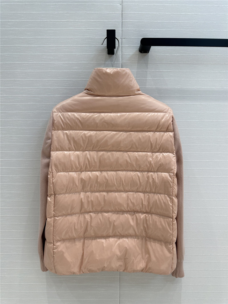 Moncler patchwork down jacket