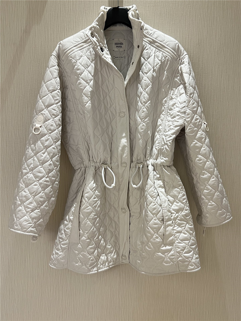 Moncler white down jacket