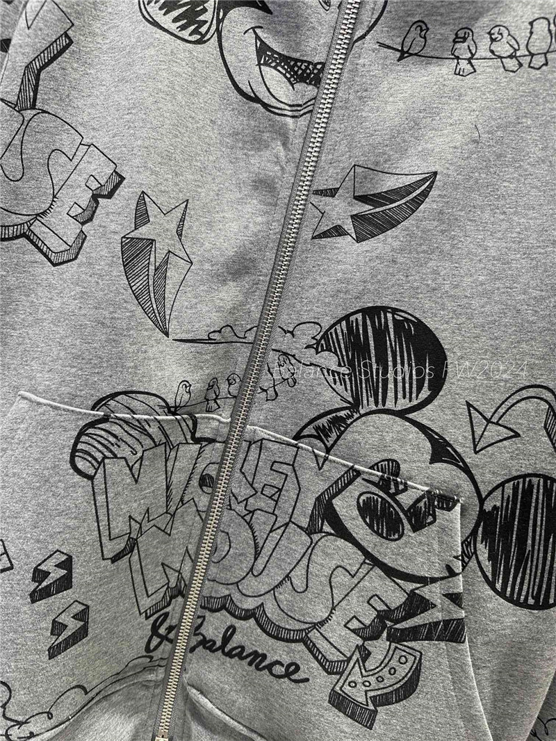 Ba1en*iaga cotton jersey sweatshirt