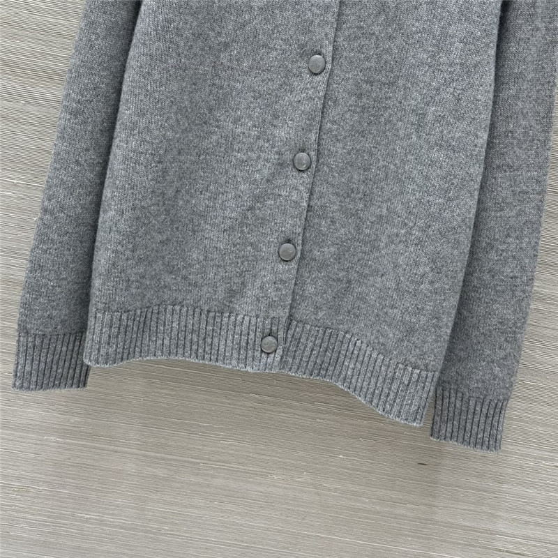 Ce1i*e grey cashmere cardigan