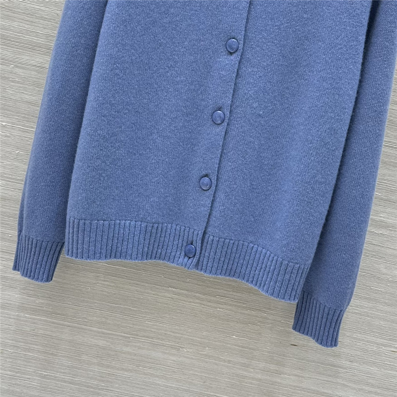Ce1i*e blue cashmere cardigan