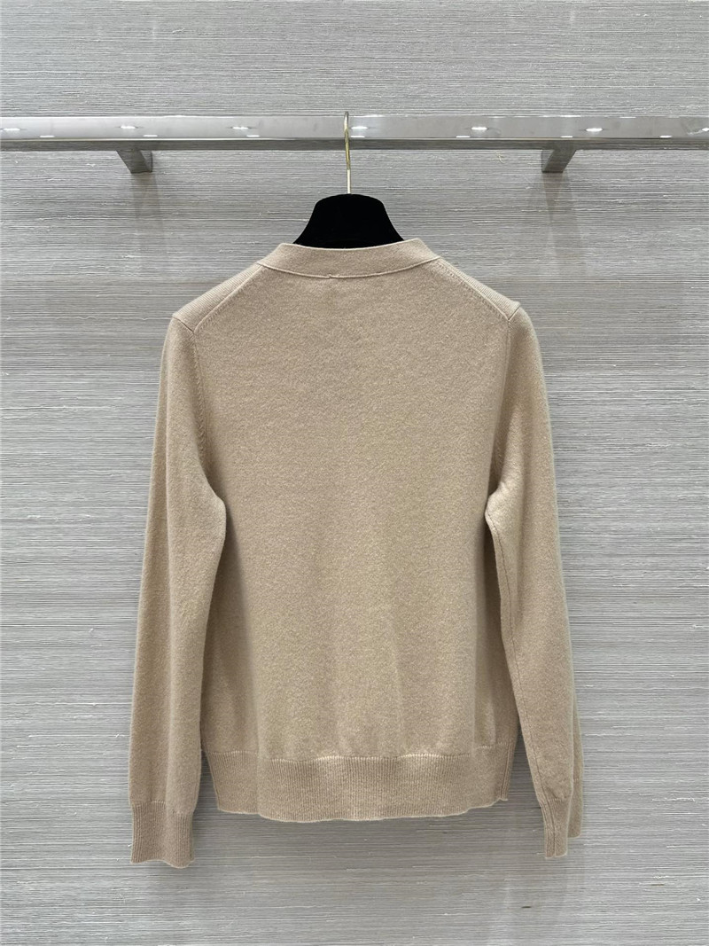 L0r0 P1ana classic baby cashmere cardigan natural