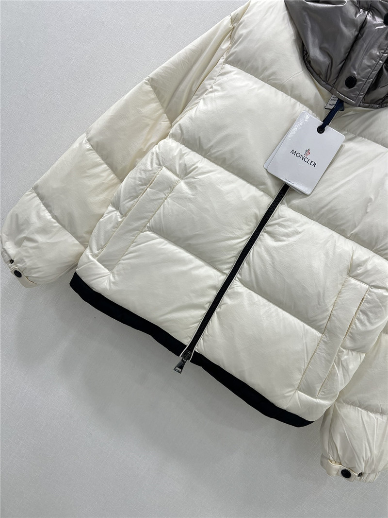 Moncler white goose down jacket