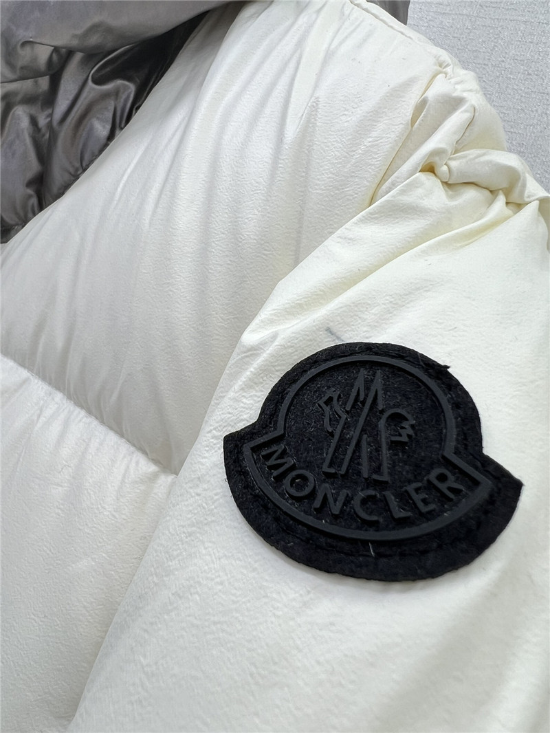 Moncler white goose down jacket