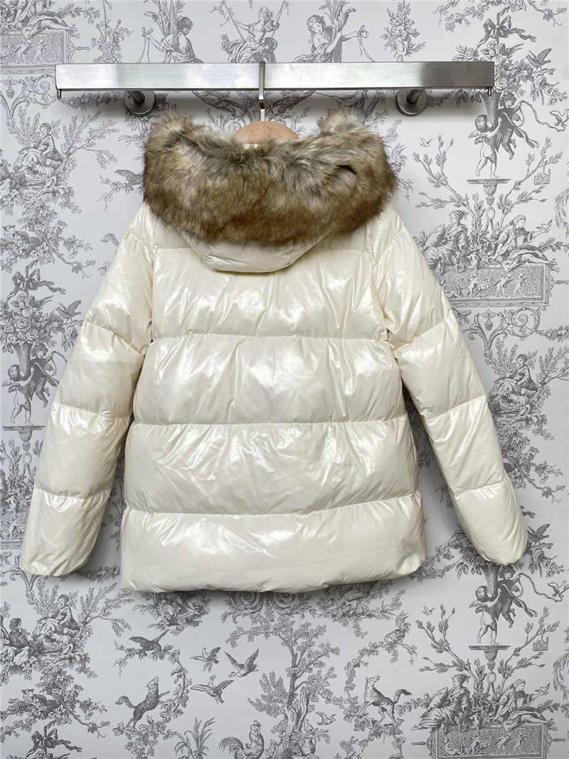 Moncler fur collar down jacket