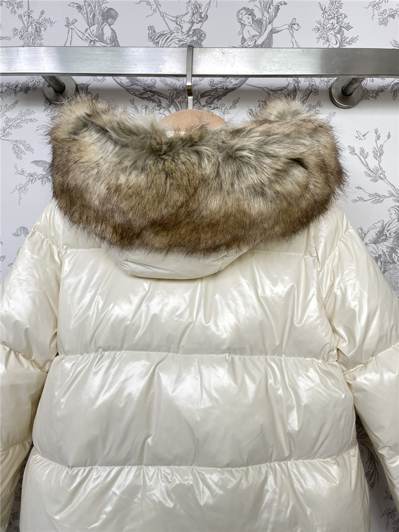 Moncler fur collar down jacket