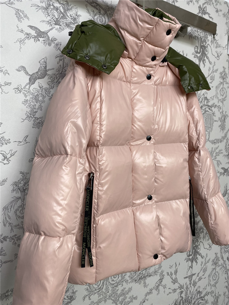 Moncler color block down jacket