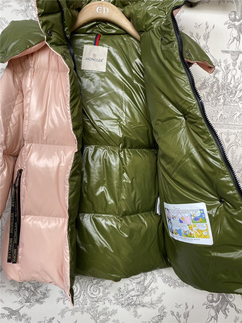 Moncler color block down jacket