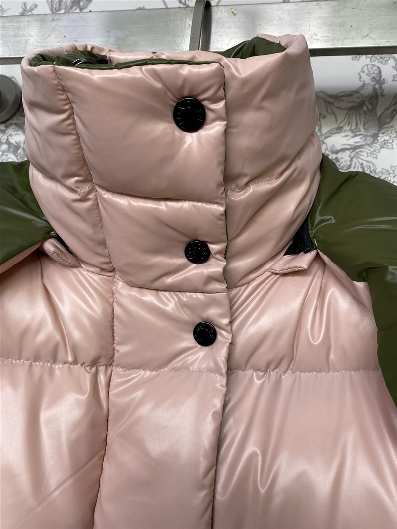 Moncler color block down jacket