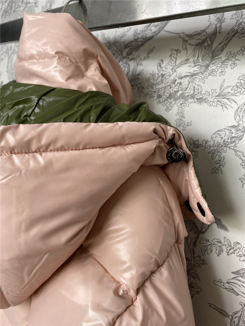 Moncler color block down jacket