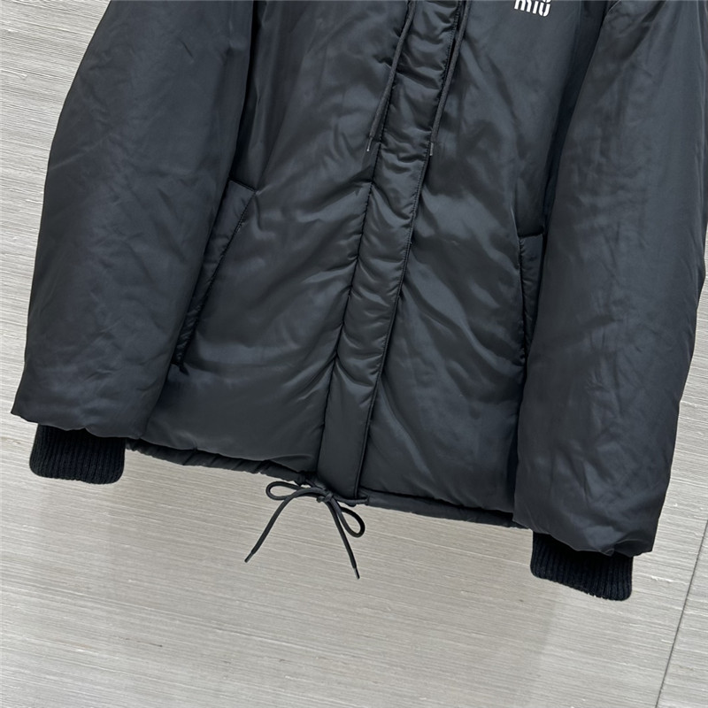 M1um1u hooded down jacket