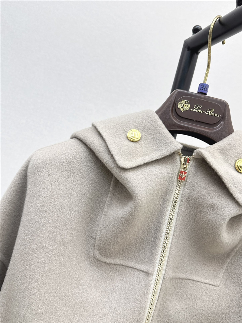 L0r0 P1ana wool tweed coat