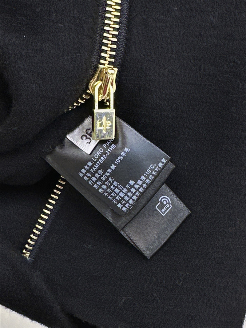 L0r0 P1ana wool tweed coat