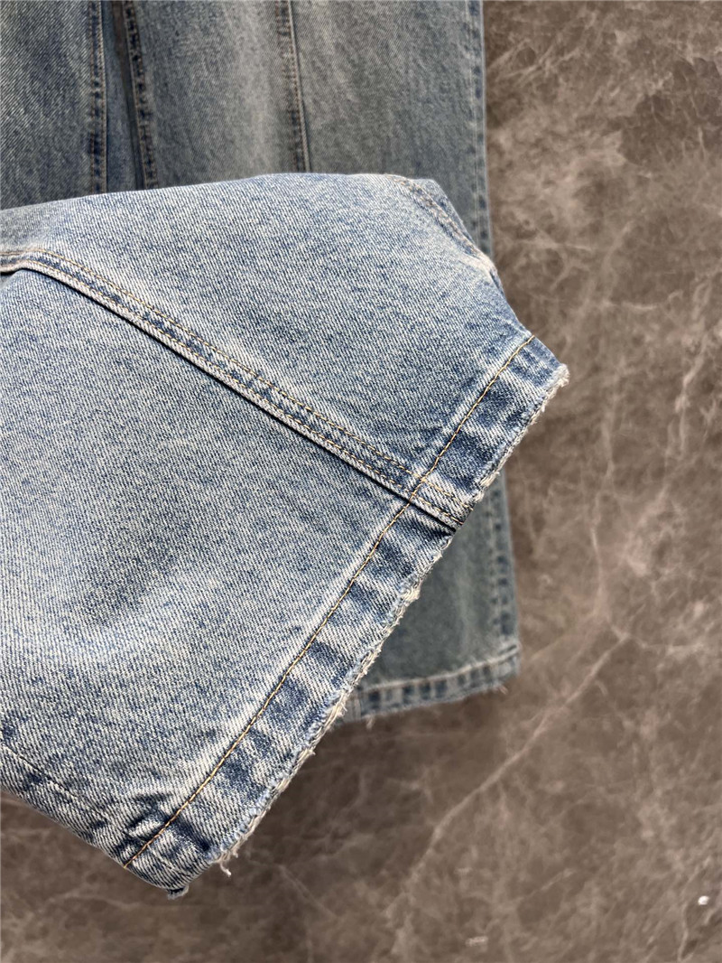 Y51 wide-leg denim trousers