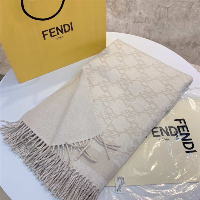 F**di wool and cashmere blend cape