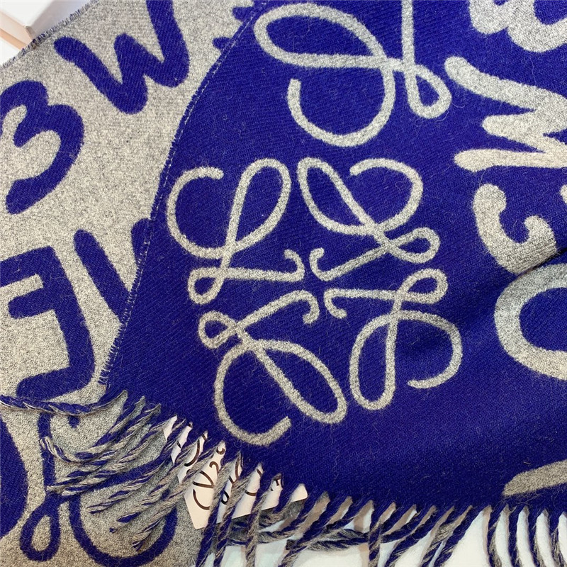 L0ew* graffiti double sided scarf